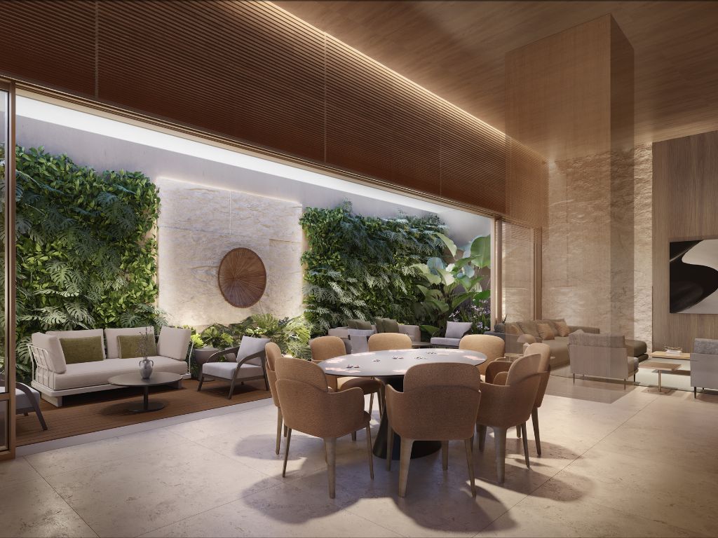 Com inspiração que combina o rigor italiano, a sofisticação francesa, a leveza das linhas asiáticas e a alma brasileira, a Artefacto imprime sua assinatura com exclusividade, reforçando o caráter autoral do Altitude Jardins.